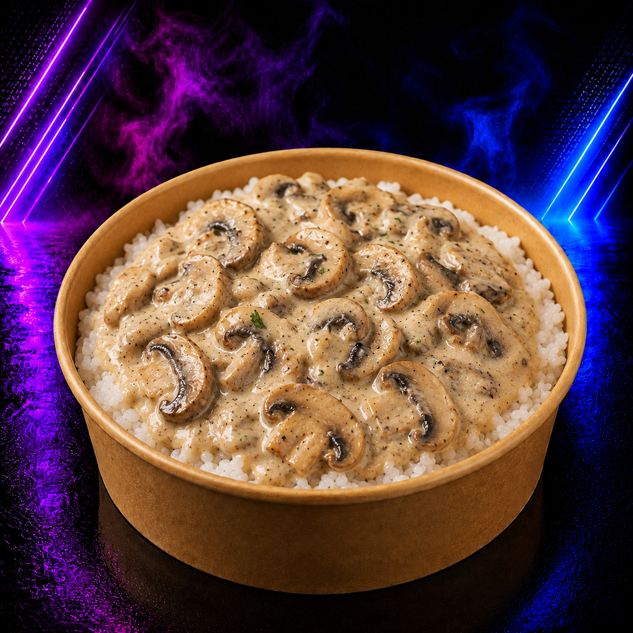 Champignons + Riz