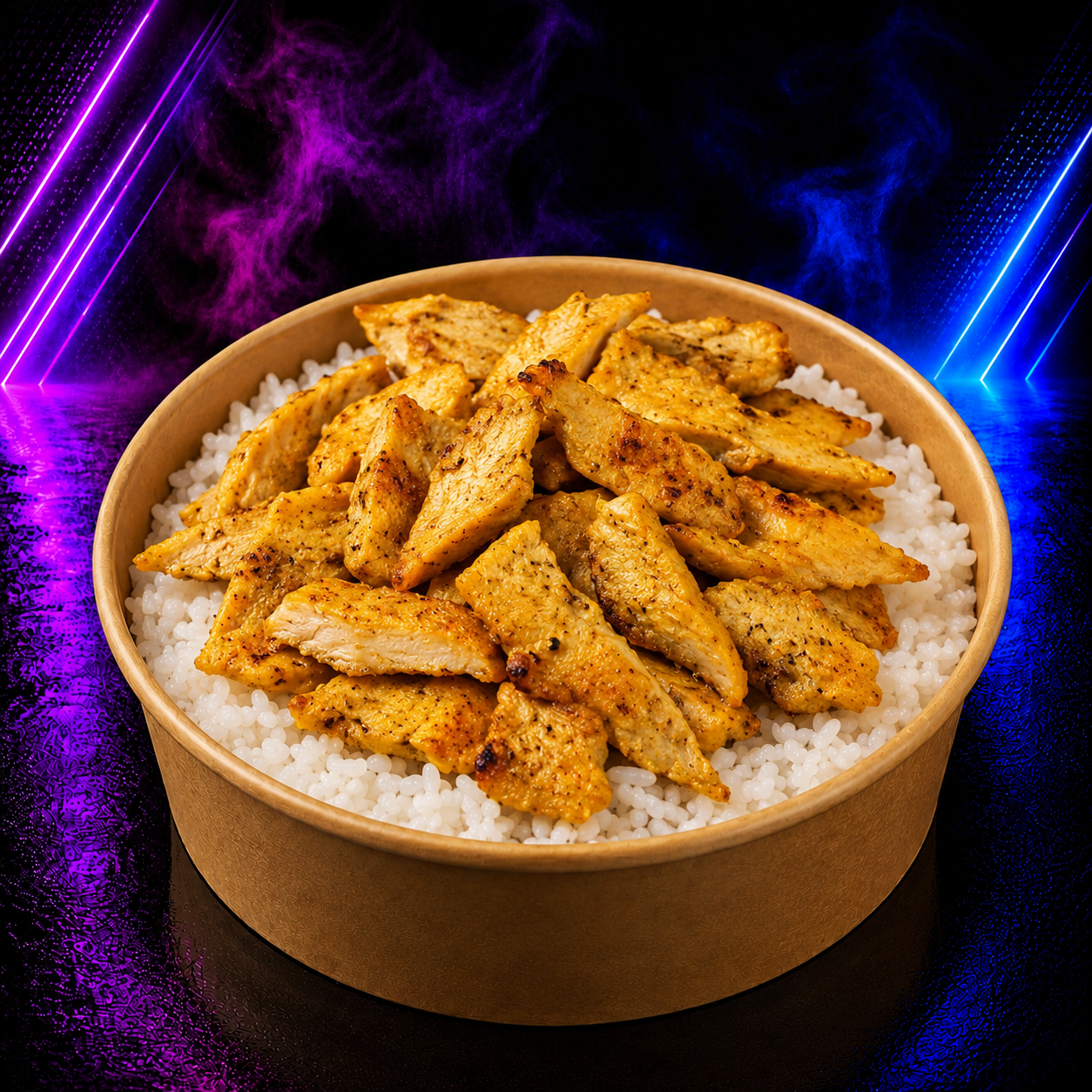 Poulet Mariné + Riz