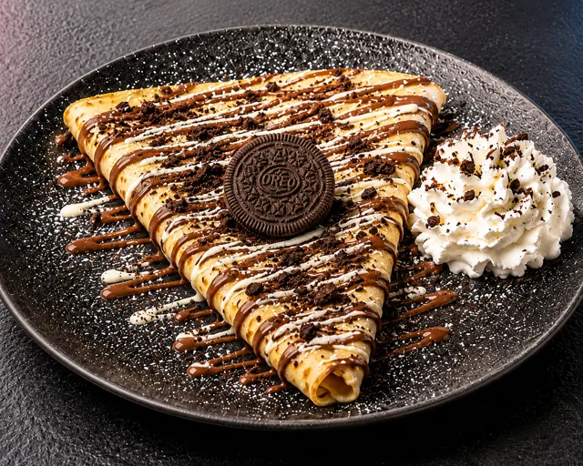 Crêpe oreo