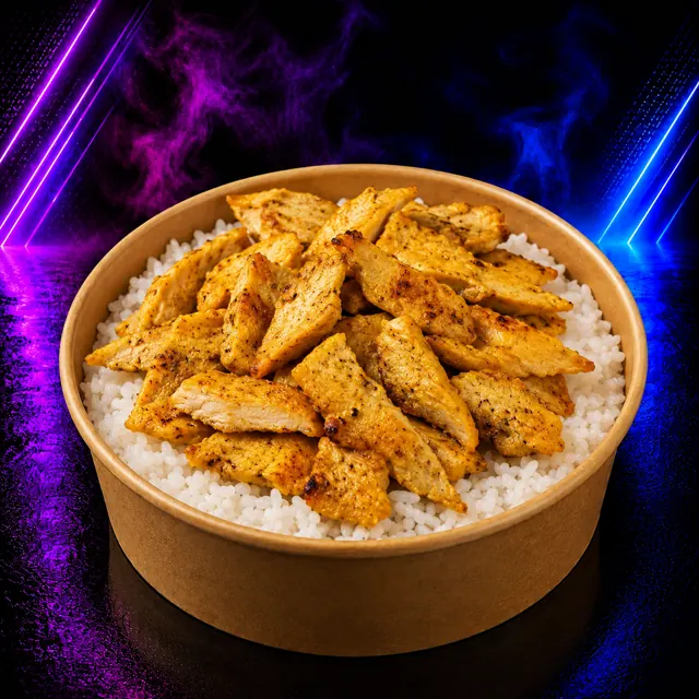 Poulet Mariné + Riz